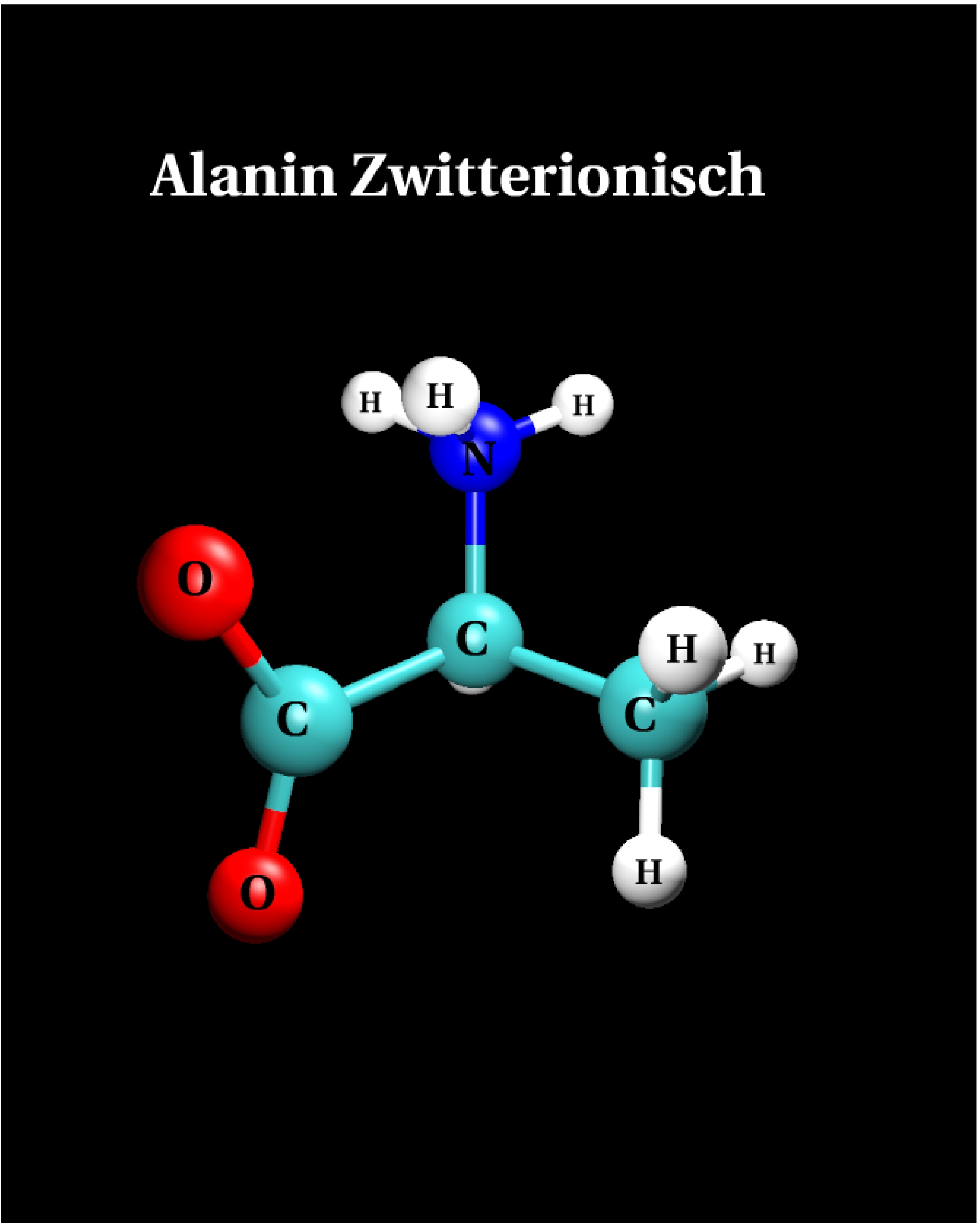 alanine: zwitterion